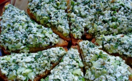 Toast with Feta Cheese step 14