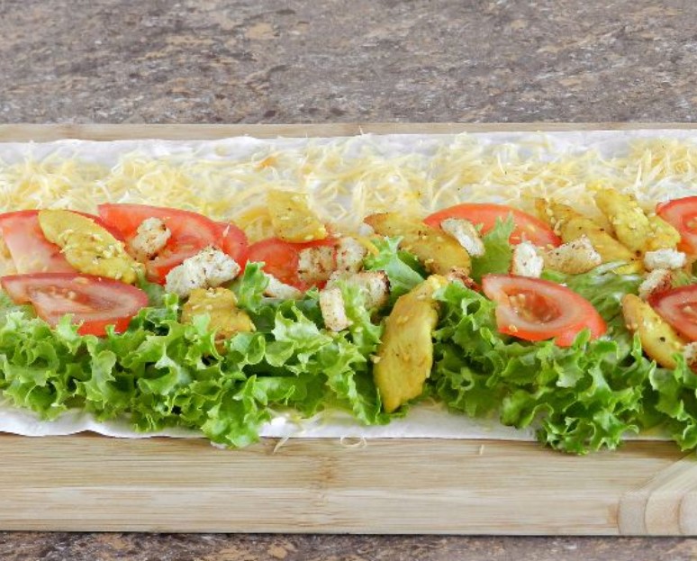 Chicken Salad in Lavash step 13
