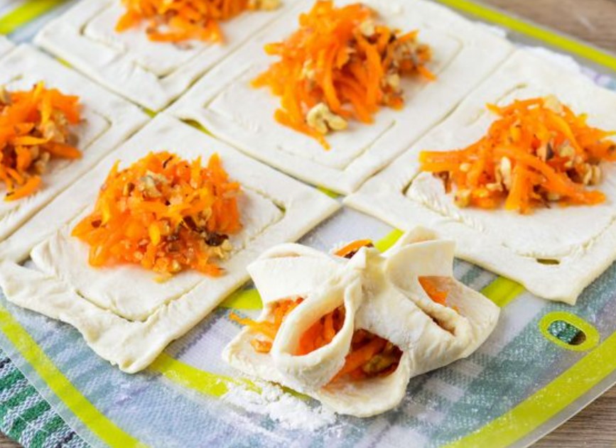 Puffs with Pumpkin and Walnuts step 13