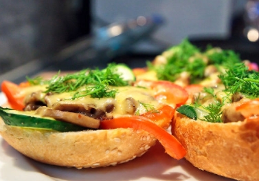 Hot Sandwiches with Mushrooms and Cheese step 9