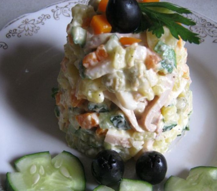Lean Olivier Salad