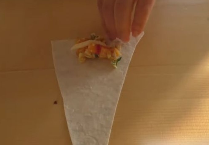 Lavash Rolls with Meat, Tomatoes and Cheese step 7