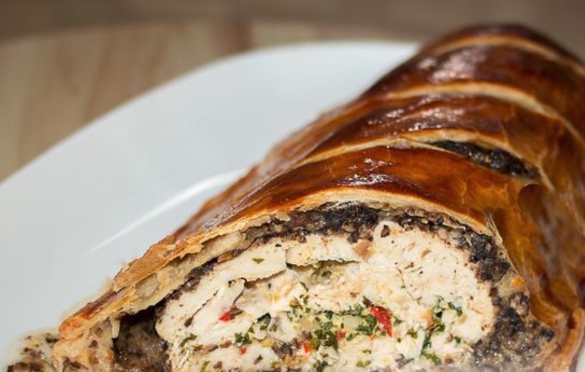 Chicken Breast “Wellington” or Big Chicken Kiev in Puff Pastry