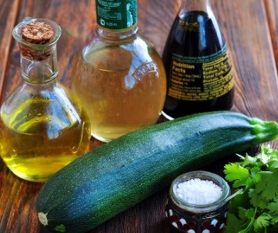 Lightly Salted Zucchini step 1