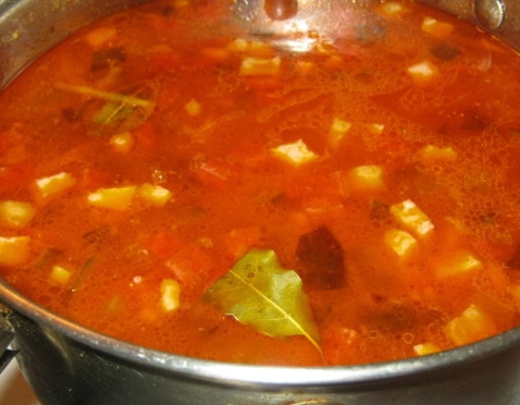 Solyanka with Smoked Meat step 15