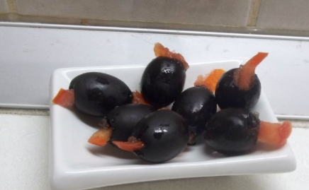 Olives in Cheese step 1