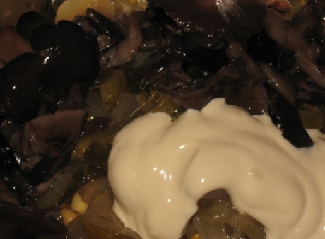 Salad with Corn and Mushrooms step 5