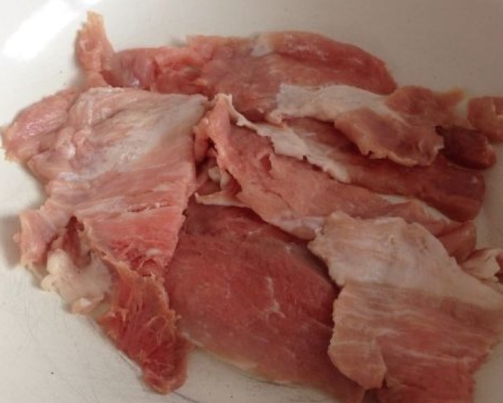 French Meat with Mushrooms step 1