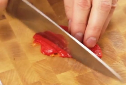 Baked Pepper Salsa with Tomatoes step 1