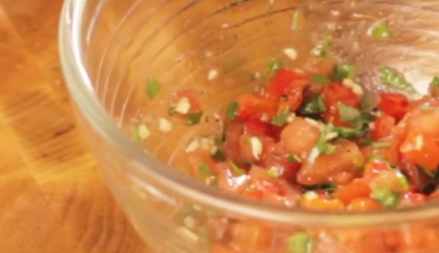 Baked Pepper Salsa with Tomatoes step 8