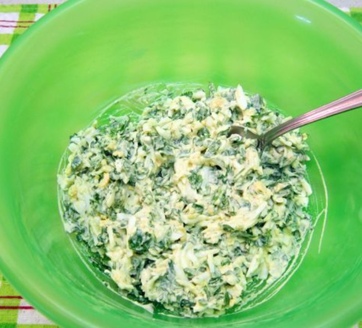 Garlic Croutons with Herring, Cucumber and Eggs step 11