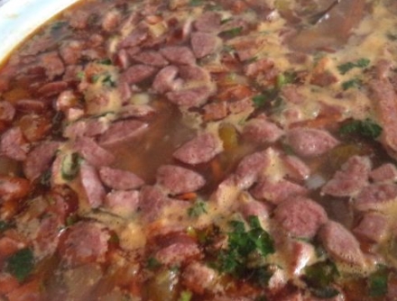 Assorted Meat Solyanka, Chicken Broth step 12