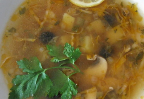 Mushroom Hodgepodge with Cabbage
