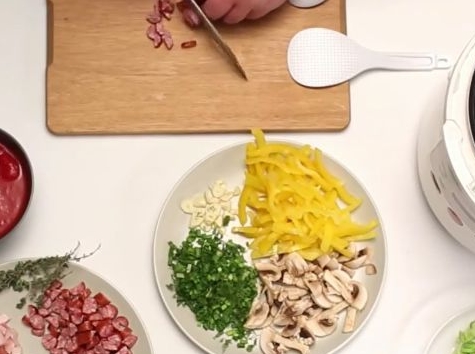 Soup “Meat Solyanka” in a Slow Cooker step 1