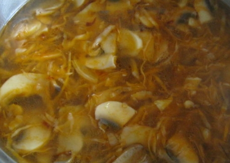 Mushroom Hodgepodge with Cabbage step 11