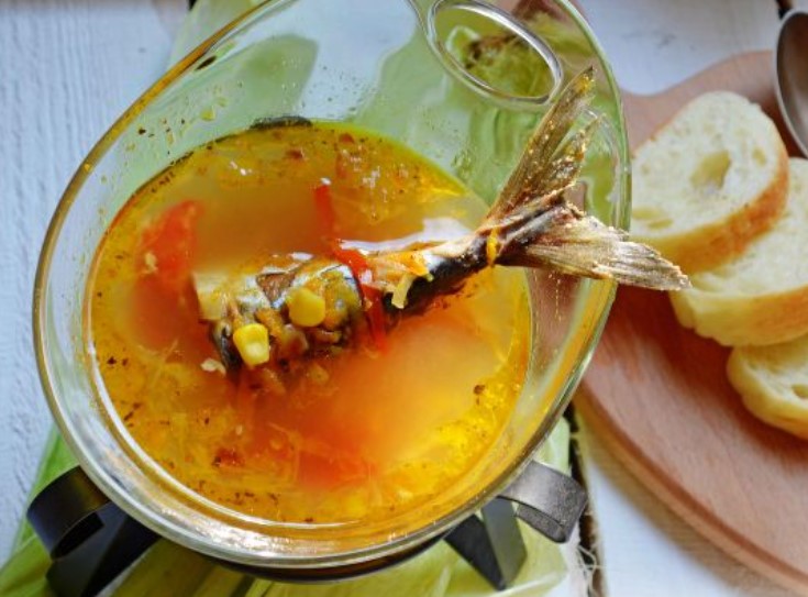 Mackerel and Corn Soup step 5