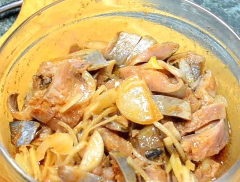 Korean Herring with Tomato Sauce step 5