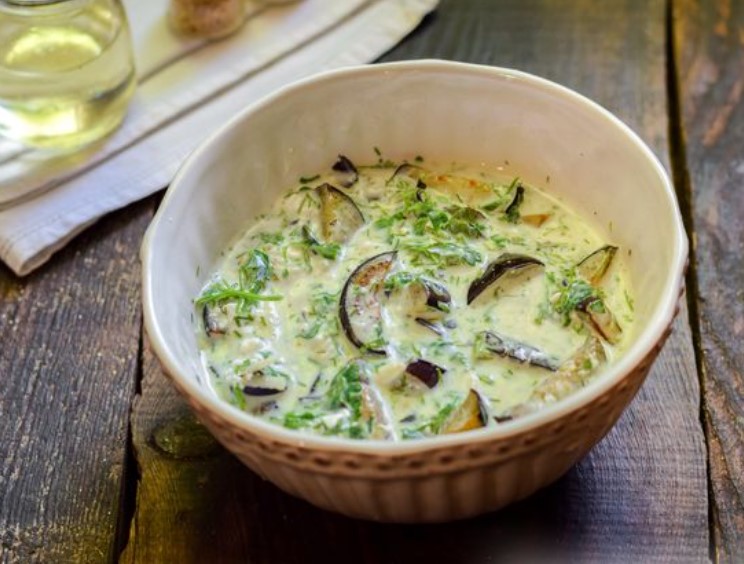 Cold Soup with Eggplant, Yogurt and Yogurt step 8