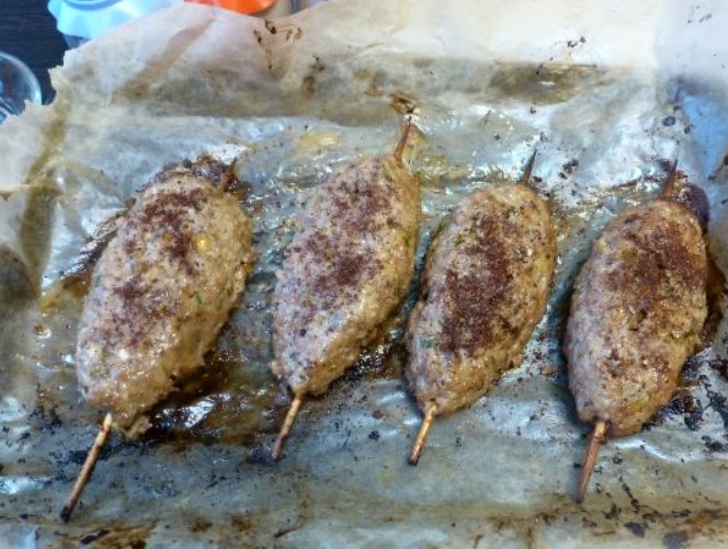 Lamb Kebab with Bulgur and Pistachios step 8