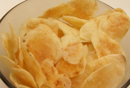 Potato Chips in the Microwave