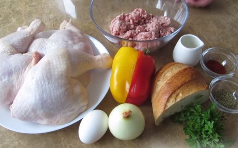Stuffed Chicken Legs in the Oven step 1