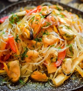 Stir and heat the contents of the pan for a minute