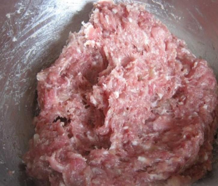 Minced Meat for Dumplings (Gov, Pig) step 4