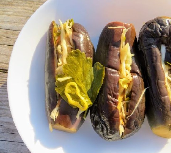 Pickled Eggplant with Cabbage