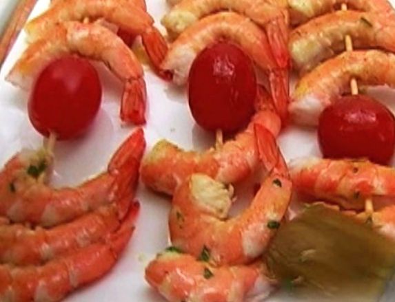 Shrimp kebabs step 4