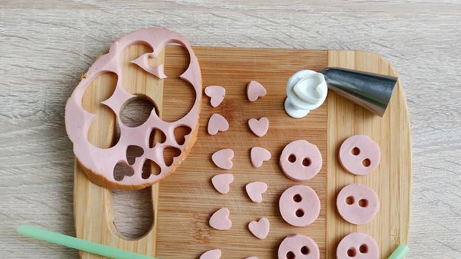 Snack in Tartlets “Piglets” step 6
