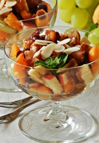 Sweet Fruit Salad with Chocolate Sauce step 10