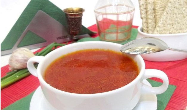 Ukrainian Borscht with Pork