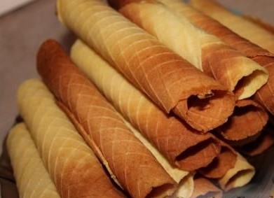 Wafer Rolls (Recipe for Electric Waffle Iron)