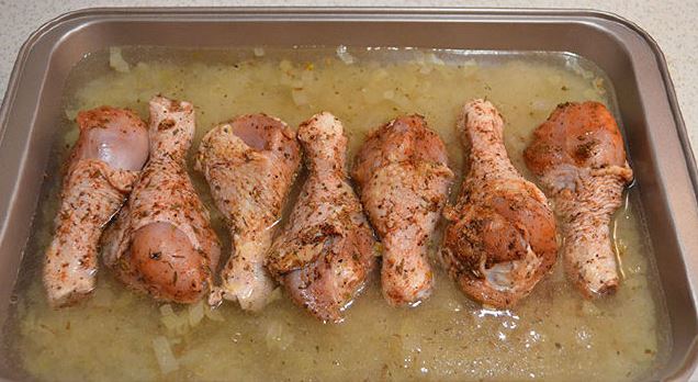 Baked Chicken Legs with Rice and Vegetables step 3