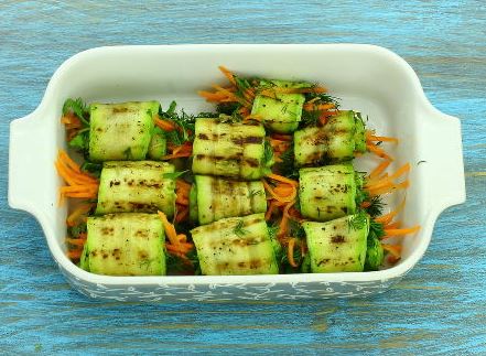 Baked Squash Rolls with Egg and Cheese Filling step 3