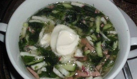 Okroshka on Kvass