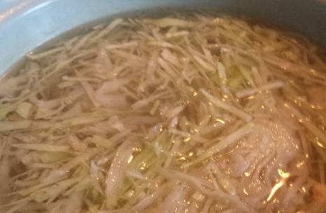 Fresh Cabbage Soup with Fish step 8