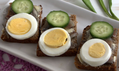 Sprat and Egg Sandwiches
