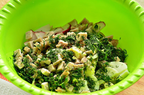 Okroshka Meat step 6