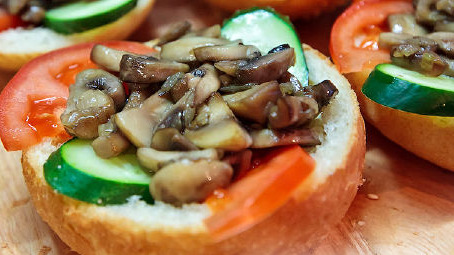 Hot Sandwiches with Mushrooms and Cheese step 5