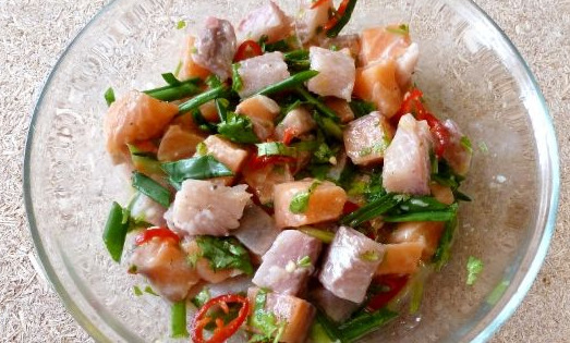 Ceviche (Fish in Citrus Marinade) step 5