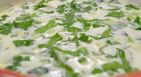 Okroshka on Kefir
