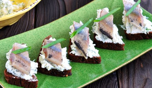 Canape with Herring