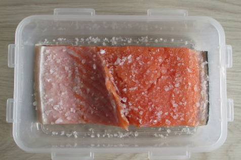 Red Fish Gravlax step 2