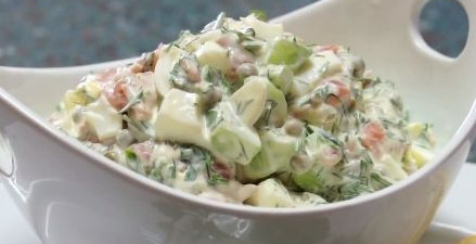 Smoked Fish Salad with Lemon