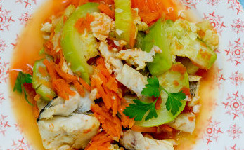 Diet Fish with Vegetables