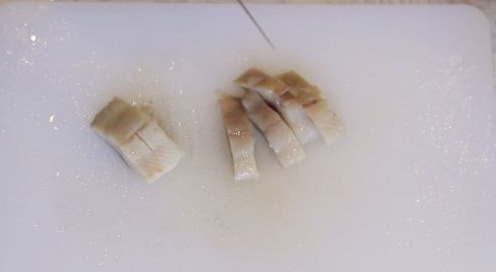 Lavash Rolls with Salted Fish and Fresh Cucumbers step 5