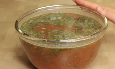 Cold Soup “Kuroshka” step 6
