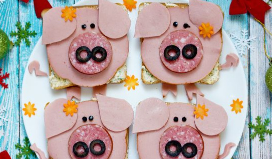 Sandwiches “Piglets”
