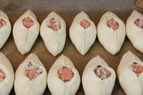 Pies with Fish and Rice step 11